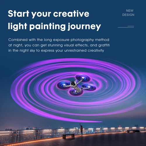 STARTRC Rechargeable LED Flash Propeller Quick-Release Flash Low-Noise For DJI Mini 3 Pro Drone (2-Pairs) 10 STARTRC Rechargeable LED Flash Propeller Quick-Release Flash Low-Noise For DJI Mini 3 Pro Drone (2-Pairs) - Image 8