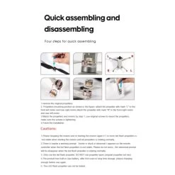 STARTRC Rechargeable LED Flash Propeller Quick-Release Flash Low-Noise For DJI Mini 3 Pro Drone (2-Pairs) 21 STARTRC Rechargeable LED Flash Propeller Quick-Release Flash Low-Noise For DJI Mini 3 Pro Drone (2-Pairs) -Outdoor Camera Shop 16563431 9