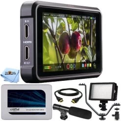 Atomos Ninja V 5" 4K HDMI Recording Monitor + Crucial MX500 500GB Drive Bundle