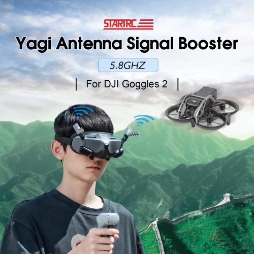 Startrc Drone Range Extender Signal Booster For DJI Avata Goggles 2 Yagi Antenna Signal Range Boosters Drone Accessories(5.8Ghz) 6 Startrc Drone Range Extender Signal Booster For DJI Avata Goggles 2 Yagi Antenna Signal Range Boosters Drone Accessories(5.8Ghz) - Image 4