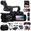 Canon® Canon XA60 Professional UHD 4K Camcorder + 64GB Memory Card + BP828 Battery Basic Bundle -Outdoor Camera Shop 16591165