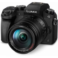 Refurbished (Good) - PANASONIC LUMIX G7 4K Mirrorless Camera, With 14-140mm Power O.I.S. Lens, 16 Megapixels, 3 Inch Touch LCD, DMC-G7HK (USA BLACK)
