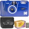 Kodak M38 35mm Film Camera (Classic Blue) With GOLD 200 Color Film & More -Outdoor Camera Shop 16608759