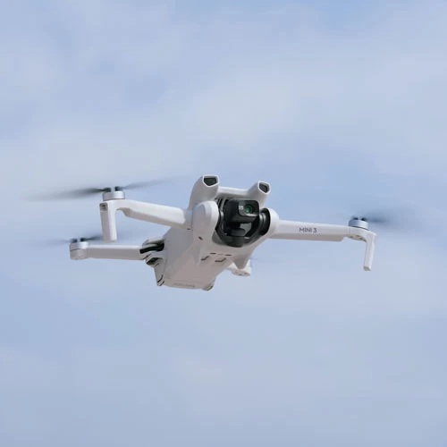 DJI Mini 3 Quadcopter Drone & Remote Control With Built-in Screen (DJI RC) - Grey 8 DJI Mini 3 Quadcopter Drone & Remote Control With Built-in Screen (DJI RC) - Grey - Image 6