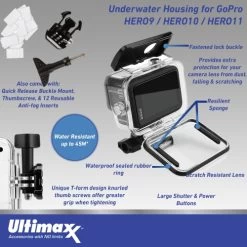 GoPro HERO 11 Black Waterproof 5K Camcorder - 20 Piece Accessory Bundle -Outdoor Camera Shop 16632958 3