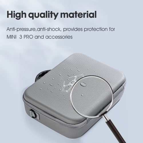 Startrc Mini 3 Pro RC Case, Portable PU Leather Storage Shoulder Bag For DJI Mini 3 Pro RC Accessories 5 Startrc Mini 3 Pro RC Case, Portable PU Leather Storage Shoulder Bag For DJI Mini 3 Pro RC Accessories - Image 3