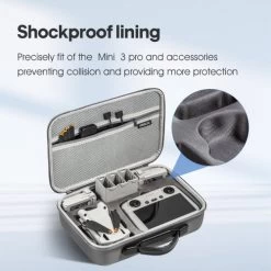 Startrc Mini 3 Pro RC Case, Portable PU Leather Storage Shoulder Bag For DJI Mini 3 Pro RC Accessories 11 Startrc Mini 3 Pro RC Case, Portable PU Leather Storage Shoulder Bag For DJI Mini 3 Pro RC Accessories -Outdoor Camera Shop 16642114 3