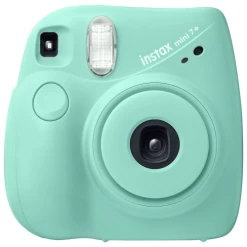 FujiFilm Instax Mini 7+ Flashes Automatically Simple Operation Seafoam Green Compact Digital Camera (954794486)