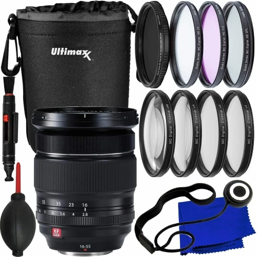 Fujifilm XF 16-55mm F/2.8 R LM WR Lens (Black) 16443072 - 13PC Accessory Bundle 3 Fujifilm XF 16-55mm F/2.8 R LM WR Lens (Black) 16443072 - 13PC Accessory Bundle