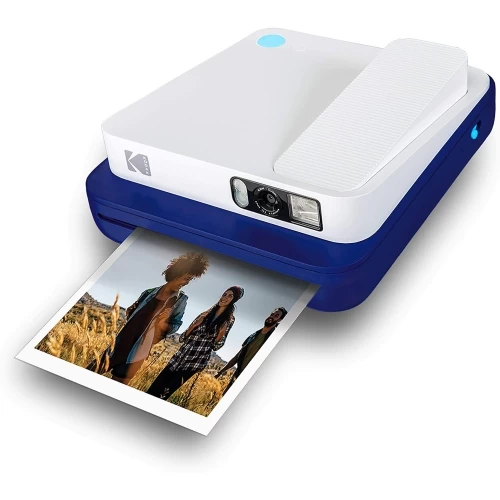 KODAK SMILE Classic Instant Print Digital Camera For 3.5 X 4.25 Zink Photo Paper, Blue 3 KODAK SMILE Classic Instant Print Digital Camera For 3.5 X 4.25 Zink Photo Paper, Blue