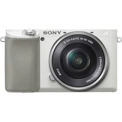 Refurbished (Good) - Sony α6100 E-mount Camera With APS-C Sensor (Body + 16-50mm Power Zoom Lens) - White
