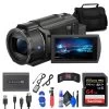 Refurbished (Good) - Sony FDR-AX43 UHD 4K Handycam Camcorder + 64GB Memory Card + Bag + More -Outdoor Camera Shop 16663712