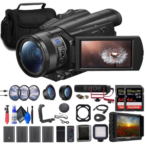 Refurbished (Good) - Sony FDR-AX700 4K Camcorder + 4K Monitor + Pro Mic + 2 X 64GB Card + More 3 Refurbished (Good) - Sony FDR-AX700 4K Camcorder + 4K Monitor + Pro Mic + 2 X 64GB Card + More