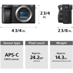 Refurbished (Good) - Sony Alpha A6400 Mirrorless Digital Camera With 16-50mm Lens Kit With Sony FE 85mm F/1.8 Lens And More - International M -Outdoor Camera Shop 16663740 2