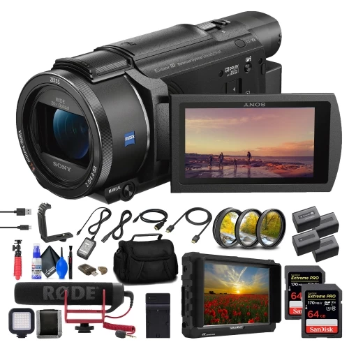 Refurbished (Good) - Sony FDR-AX53 4K Ultra HD Handycam Camcorder + 4K Monitor + Pro Mic + More 3 Refurbished (Good) - Sony FDR-AX53 4K Ultra HD Handycam Camcorder + 4K Monitor + Pro Mic + More