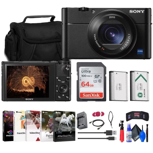 Refurbished (Good) - Sony Cyber-shot DSC-RX100 VA Digital Camera + Case + 64GB Card + More 3 Refurbished (Good) - Sony Cyber-shot DSC-RX100 VA Digital Camera + Case + 64GB Card + More