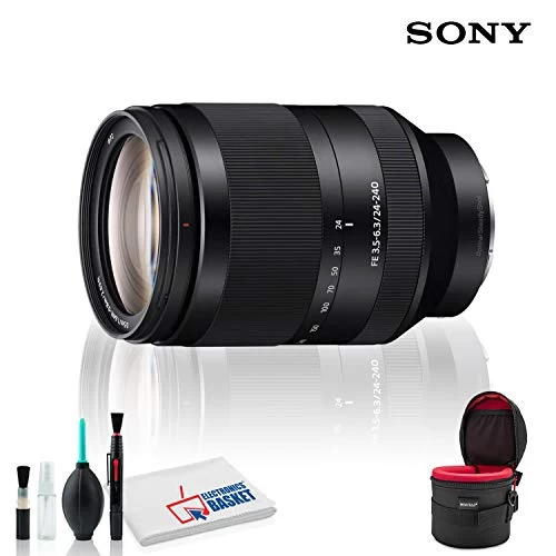 Refurbished (Good) - SONY SEL FE 24-240 F/3.5-6.3 OSS Lens (Intl Model) With Cleaning Kit And Padded Lens Case 4 Refurbished (Good) - SONY SEL FE 24-240 F/3.5-6.3 OSS Lens (Intl Model) With Cleaning Kit And Padded Lens Case - Image 2