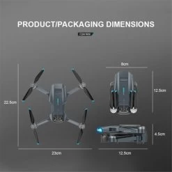 ZFR - 4K Wide Angle Dual Lens Drone With Storage Case And Remote Control, Black -Outdoor Camera Shop 16679820 6
