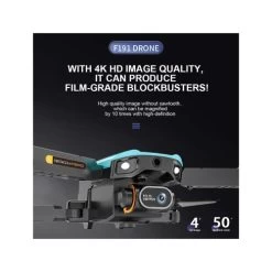 ZFR - 4K Dual Lens Drone With Storage Box And Remote Control, Includes Battery Black -Outdoor Camera Shop 16679821 4