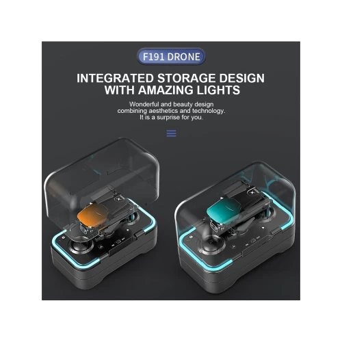 ZFR - Drone With Dual Lens 4K With Storage Box And Remote Control, Streaming/Live Video, Black 11 ZFR - Drone With Dual Lens 4K With Storage Box And Remote Control, Streaming/Live Video, Black - Image 9