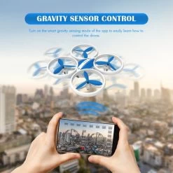 Eachine WIFI FPV With 1080P HD Camera Altitude Hold Headless RC Drone E65HW(Blue) -Outdoor Camera Shop 16682553 1