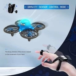 F111 Mini Drone With Gesture Sensing Control, 360° Flip, LED Light, Altitude Hold RC Quadcopter -Outdoor Camera Shop 16682555 2