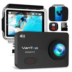 VanTop Moment 3, 4K Wi-Fi Action Camera-Sports Camera With16MP Sony Sensor, GoPro Compatible Case, Remote Control, Ultra Wide View Angle -Outdoor Camera Shop 16685812 3