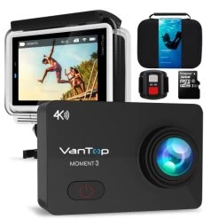 VanTop Moment 3, 4K Wi-Fi Action Camera-Sports Camera With16MP Sony Sensor, GoPro Compatible Case, Remote Control, Ultra Wide View Angle -Outdoor Camera Shop 16685812 4