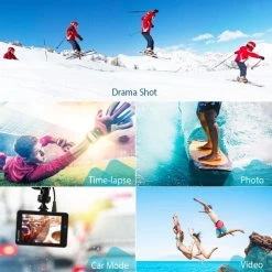 VanTop Moment 3, 4K Wi-Fi Action Camera-Sports Camera With16MP Sony Sensor, GoPro Compatible Case, Remote Control, Ultra Wide View Angle -Outdoor Camera Shop 16685812 8