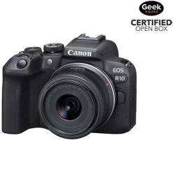 Canon® Open Box - Canon EOS R10 Mirrorless Camera With 18-45mm STM Lens Kit