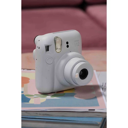 Fujifilm Instax Mini 12 Instant Camera - Clay White 10 Fujifilm Instax Mini 12 Instant Camera - Clay White - Image 8