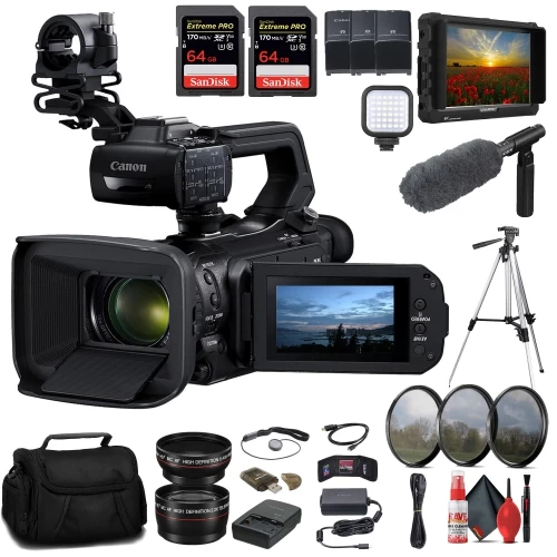 Canon® Canon XA70 UHD 4K30 Camcorder With Dual-Pixel Autofocus + 4K Monitor + Pro + More 3 Canon® Canon XA70 UHD 4K30 Camcorder With Dual-Pixel Autofocus + 4K Monitor + Pro + More