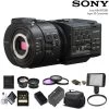 Sony NEX-FS700R Super 35 Camcorder With 64GB Memory Card, Extra Battery And Charger, UV Filter, LED Light, Case, Telephoto Lens, Wide Angle Lens, And More - Advanced Bundle -Outdoor Camera Shop 16695915