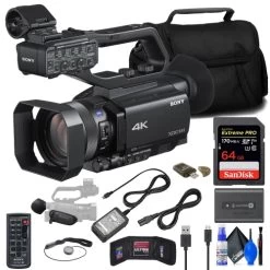 Sony PXW-Z90V 4K HDR XDCAM With Fast Hybrid AF + 64GB Card + Bag + More