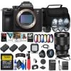 Sony Alpha A7R IVA Mirrorless Camera + Sony FE 24-70mm F4 Lens - Advanced Bundle