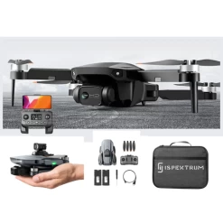 ISPEKTRUM RG101 Pro Drone 4K Dual Camera 2-Axis Gimbal, 30-Min Flight Time RC Quadcopter With Advanced Auto Return, 3km Video Transmission