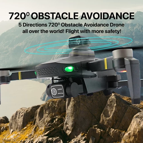 The Bigly Brothers GD93 Midnight Specter GPS Drone, 720 Degrees Obstacle Avoidance, Smart Return Home, 4K Camera 1000m Range, 90mins Flight Time Below 249g, Carrying Case Included 7 The Bigly Brothers GD93 Midnight Specter GPS Drone, 720 Degrees Obstacle Avoidance, Smart Return Home, 4K Camera 1000m Range, 90mins Flight Time Below 249g, Carrying Case Included - Image 5