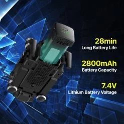 The Bigly Brothers GD93 Midnight Specter GPS Drone, 720 Degrees Obstacle Avoidance, Smart Return Home, 4K Camera 1000m Range, 90mins Flight Time Below 249g, Carrying Case Included 21 The Bigly Brothers GD93 Midnight Specter GPS Drone, 720 Degrees Obstacle Avoidance, Smart Return Home, 4K Camera 1000m Range, 90mins Flight Time Below 249g, Carrying Case Included -Outdoor Camera Shop 16940934 9