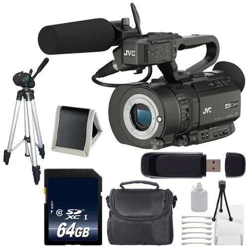 JVC GY-LS300 4KCAM Handheld S35mm Camcorder (International Model) (Body Only) + 64GB Memory Card Pro Bundle 3 JVC GY-LS300 4KCAM Handheld S35mm Camcorder (International Model) (Body Only) + 64GB Memory Card Pro Bundle - Image 2