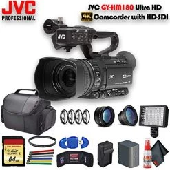 JVC GY-HM180 Ultra HD 4K Camcorder With HD-SDI (GY-HM180U) With Extra Battery, UV Filter, Close Up Diopters, Wide Angle 10 JVC GY-HM180 Ultra HD 4K Camcorder With HD-SDI (GY-HM180U) With Extra Battery, UV Filter, Close Up Diopters, Wide Angle -Outdoor Camera Shop 16941503 3