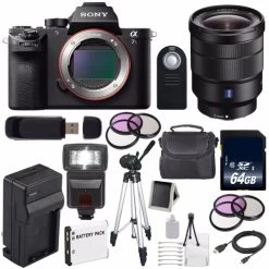 Sony Alpha A7S II A7S Mark II A7SII ILCE7SM2/B Mirrorless Digital Camera (International Model) + Vario-Tessar T FE 16-35 Lens Outdoor Bundle -Outdoor Camera Shop 16941509 2
