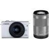 Canon® Canon EOS M200 Mirrorless Digital Camera Dual Lens Kit (White) -Outdoor Camera Shop 16998492