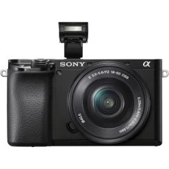 Sony Alpha A6100 Mirrorless Digital Camera (ILCE6100L/B) With 16-50mm Lenses With Flash, 64GB Memory Card, Cleaning Set And More - Base Bundle -Outdoor Camera Shop 17042309 6