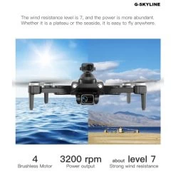 G-SKYLINE SE MAX 4K Full HD Camera True 1080P Wide-angle Brushless Motor 5G GPS Drone 1.2KM 16 G-SKYLINE SE MAX 4K Full HD Camera True 1080P Wide-angle Brushless Motor 5G GPS Drone 1.2KM -Outdoor Camera Shop 17047598 4