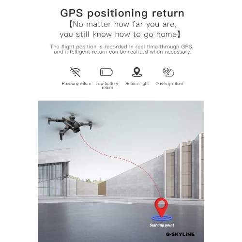G-SKYLINE SE MAX 4K Full HD Camera True 1080P Wide-angle Brushless Motor 5G GPS Drone 1.2KM 10 G-SKYLINE SE MAX 4K Full HD Camera True 1080P Wide-angle Brushless Motor 5G GPS Drone 1.2KM - Image 8