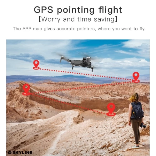 G-SKYLINE SE MAX 4K Full HD Camera True 1080P Wide-angle Brushless Motor 5G GPS Drone 1.2KM 12 G-SKYLINE SE MAX 4K Full HD Camera True 1080P Wide-angle Brushless Motor 5G GPS Drone 1.2KM - Image 10