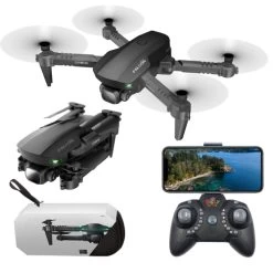 Open Box - The Bigly Brothers E58 Mark III Falcon Mini Drone With HD Camera Headless Mode Professional Foldable Quadcopter Phone Control RC Drone