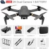 RC Drone 2K 1080P HD Wide Angle Camera WiFi Fpv Dual Camera Foldable Quadcopter Real Time Transmission Drone -Outdoor Camera Shop 17072658