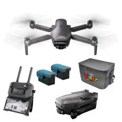 The Bigly Brothers GD96 Midnight Alpha Ultra HD, Built-In Binocular Long Range Obstacle Avoidance Drone, 60-Mins Flight Time, 5km Range, 3-Axis Gimbal, GPS System, Follow Me Mode