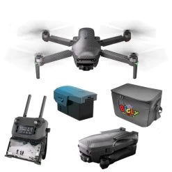The Bigly Brothers GD96 Midnight Alpha Ultra HD, Built-In Binocular Long Range Obstacle Avoidance Drone, 30-Mins Flight Time, 5km Range, 3-Axis Gimbal, GPS System, Follow Me Mode